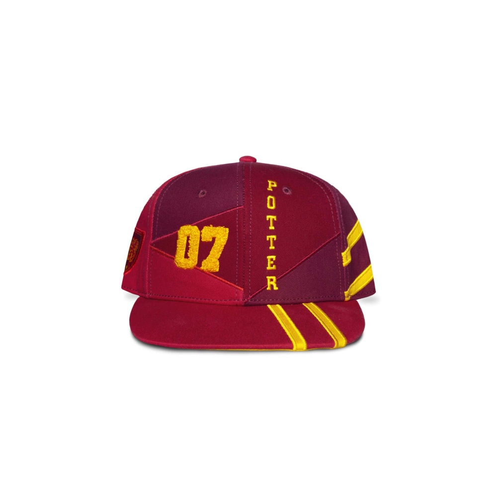 Harry Potter - Quidditch Hysteresenkappe - Bordeauxrot/Gelb